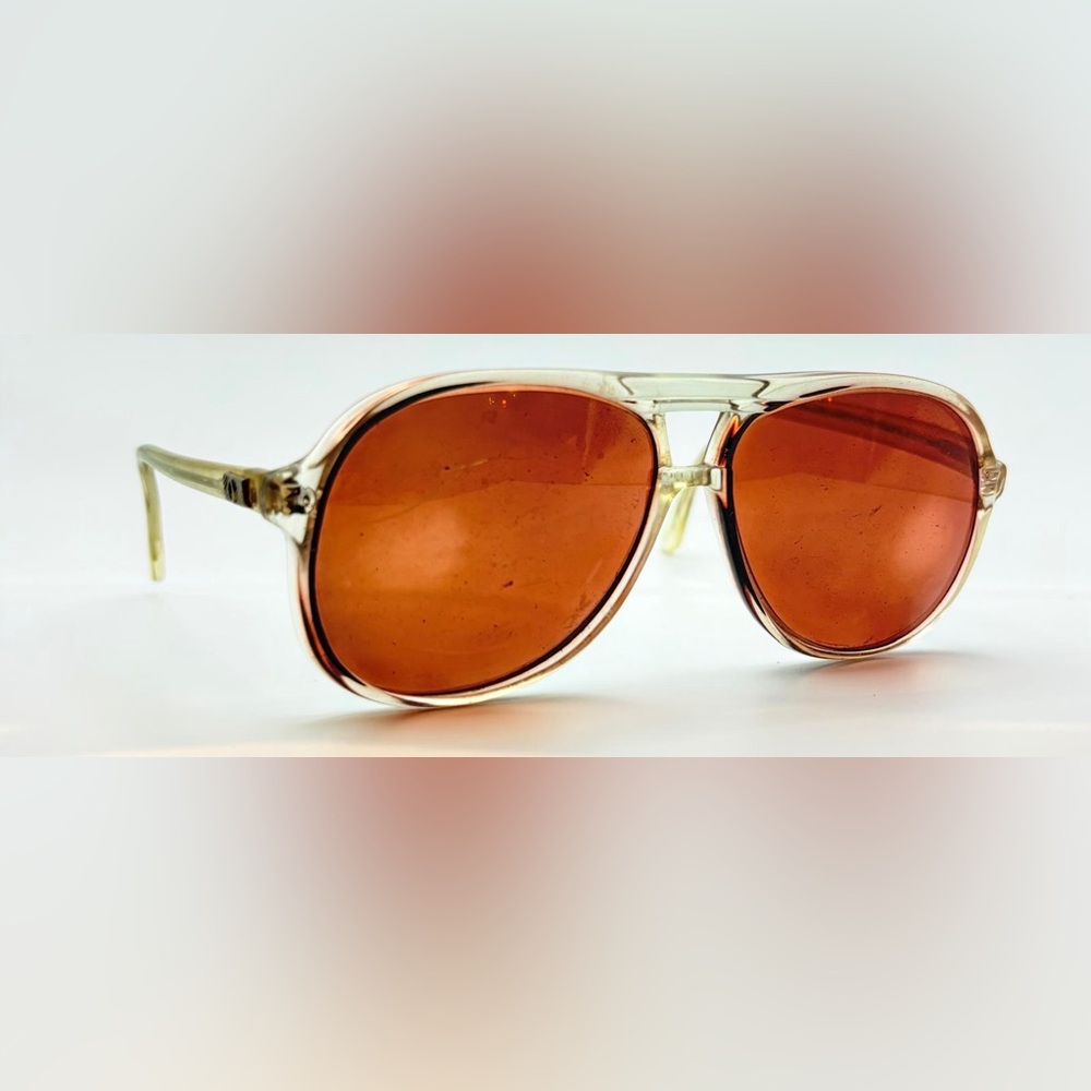 Vintage ORA Translucent Pilot Sunglasses Frames Only